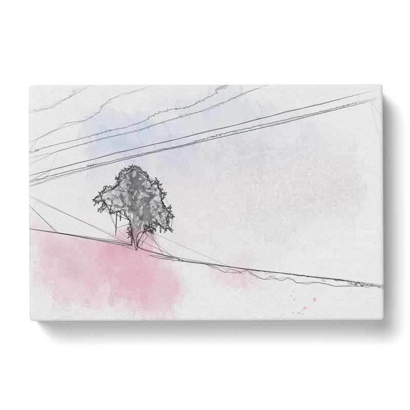 The Tree Swing In Abstract - Wrapped Canvas Print, 40cm H x 60cm W x 3cm D