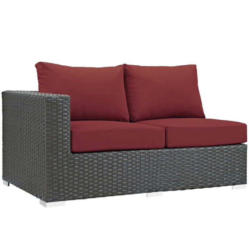 Causeuse Modway, Rouge