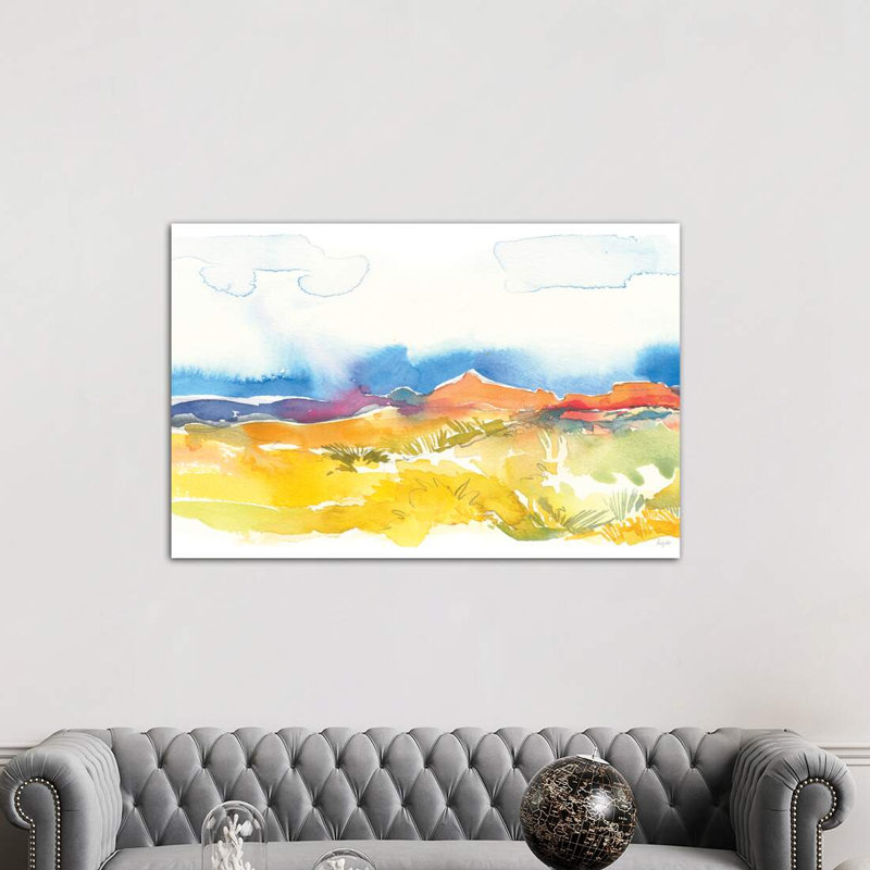 Mesa View I by Kristy Rice - Wrapped Canvas Painting, 101.6cm H x 152.4cm W x 3.81cm D