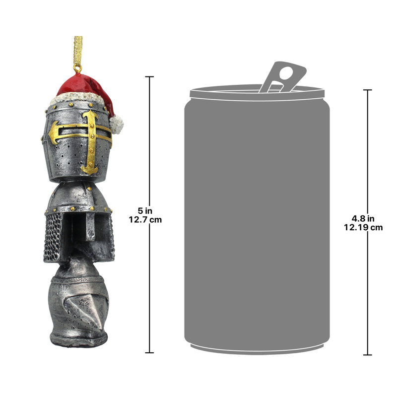 Medieval Helms Totem Hanging Figurine Ornament