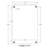 2 sheets acrylic per set Clear Sign Name Holder Plexiglass 17x11 Wallmount Poster Frame Standoff