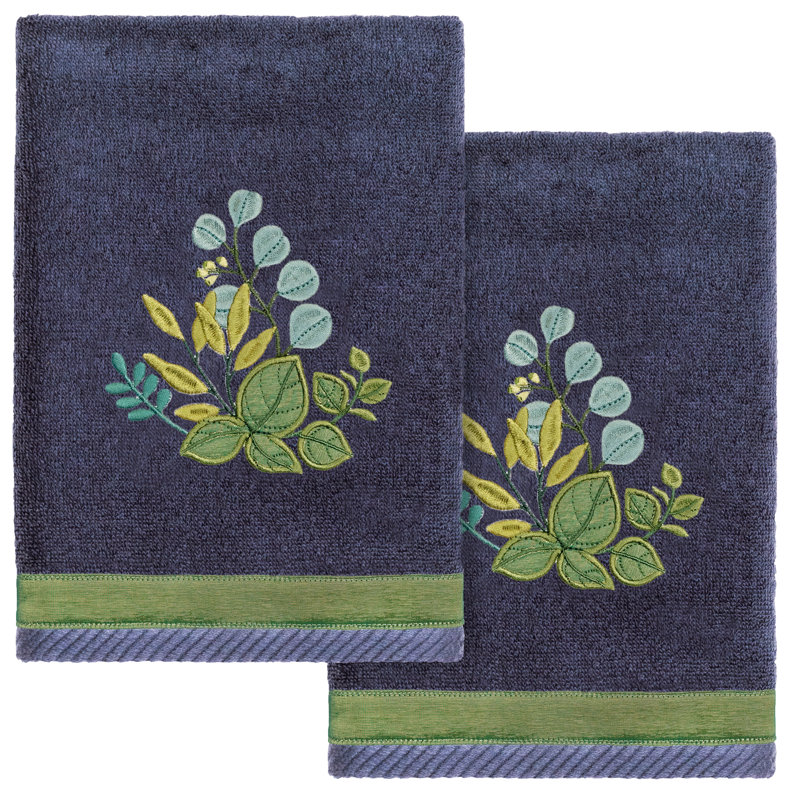 Botanica Turkish Cotton Hand Towel, Navy