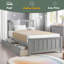Lit plateforme simple avec deux tiroirs-2028438165