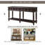 Console en bois massif 58 po Alianna-154981404