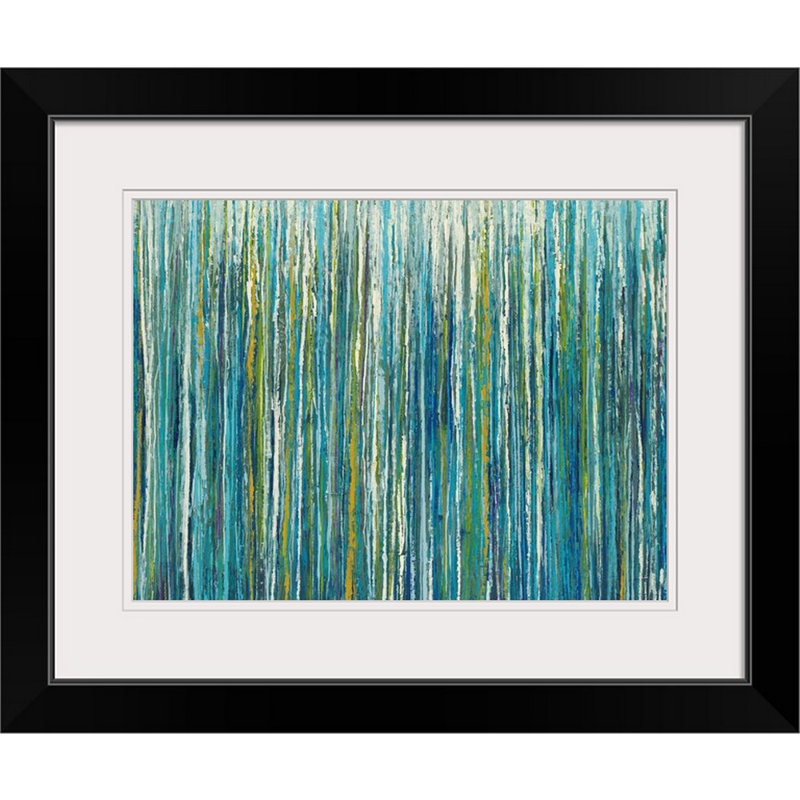 « greencicles », reproduction de photo, H 20 po x l 24 po x P 1 po, Cadre noir