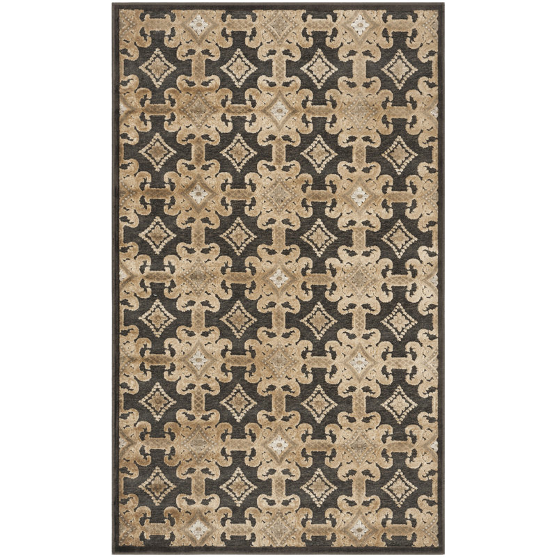 Ellis-James Viscose Geometric Rug, Rectangle 3'3" x 5'3"
