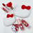 Hello Kitty Wireless Compact Mirror with Adjustable Brightness Touch Sensor and Travel Makeup Mirror
