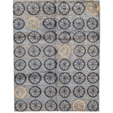 Hand-Knotted High-Quality Light Blue Area Rug