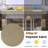 Meetwarm 13.1'X 8.2' Patio Awning Retractable Awning Cover For Sunshade Shelter, Outdoor Patio Canopy With Manual Crank Handle\/Water-Resistant 280G\/M² Polyester For Patio, Balcony, Yard-98803724