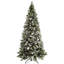 6.89' H Lighted Artificial Spruce Christmas Tree