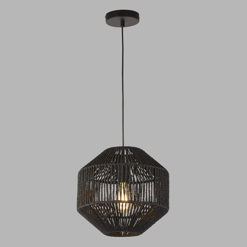 Davy 1 - Light Black Single Pendant