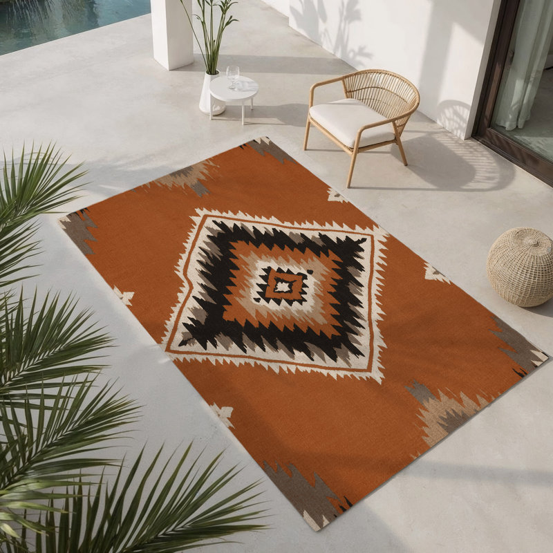 Tapis intérieur et extérieur Wildflower Echo, Rectangle 1 pi 6 po x 2 pi 6 po