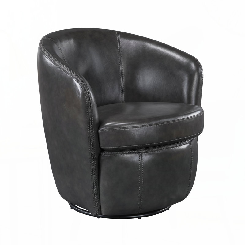 Chaise d'appoint de luxe Luxury Living Furniture, Gris fumée