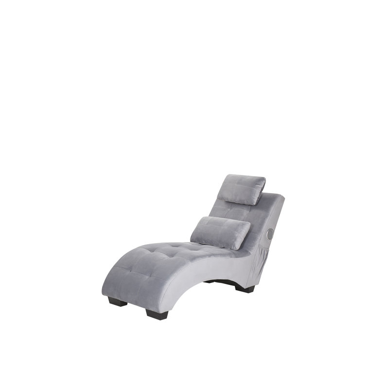 Simorre Velvet Chaise Lounge