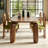 Nut-brown Oval Solid Wood Dining table