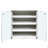 Shoe Box With RGB LED Light, Wooden Stackable Shoe Storage Box With Glass Door, Shoe Storage Bin Shoe Display Case(4 Tier-1)