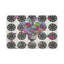 Pistils Metal Bouquet Pebble 17.5" Vinyl Placemat