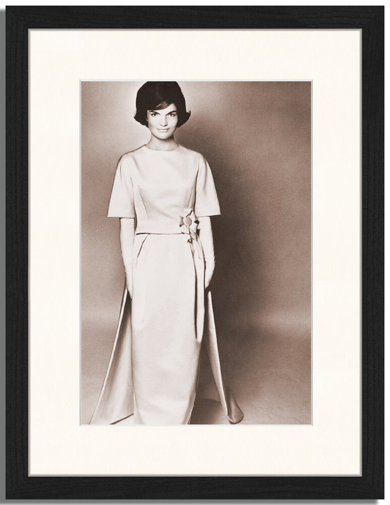 Gerahmtes Poster Jackie Kennedy formal