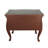 Hand-Painted Two-Drawer Accent Chest for Entryway