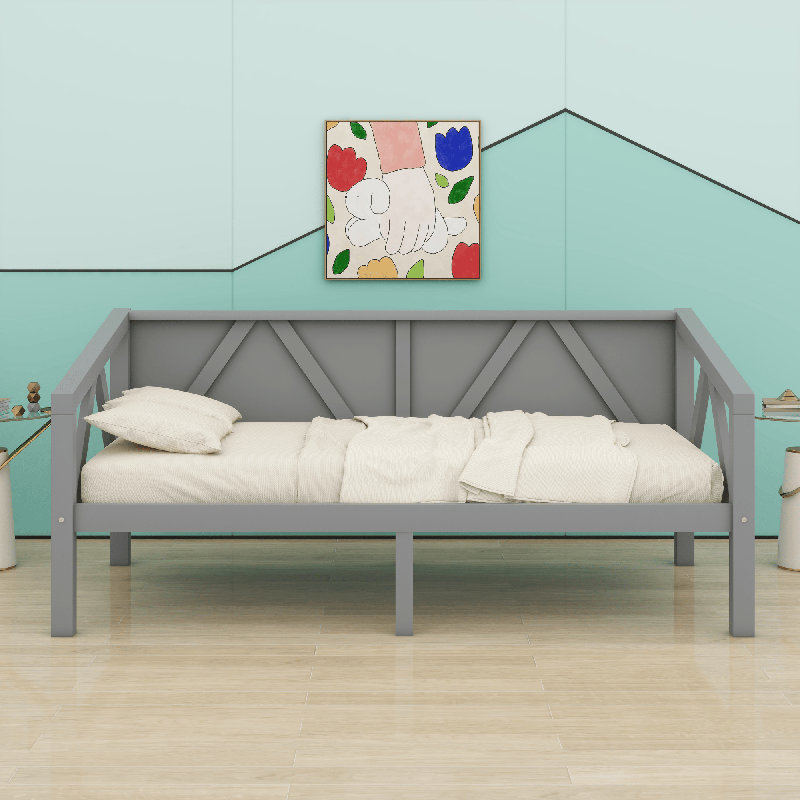 Lit de jour, Lit simple, Gris