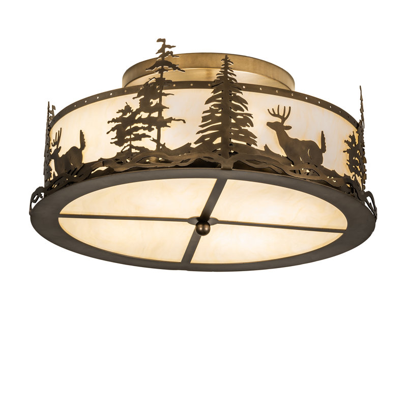 Gwynne 4 - Light Semi Flush Mount