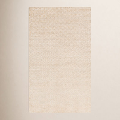 Liliana Ivory Hand-Woven Geometric Rug