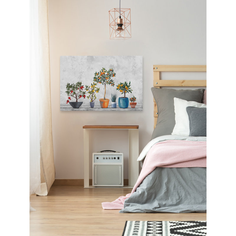 Vibrant Multicolor Botanical Canvas Wall Art