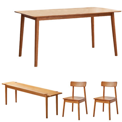 Solid Wood Dining Table Set