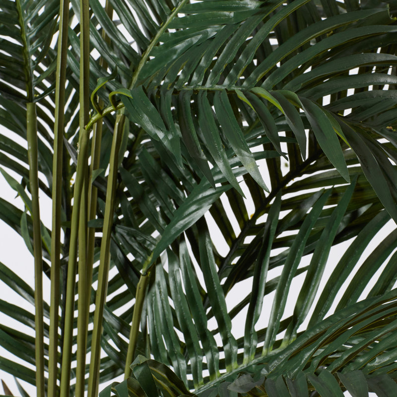 Faux Palm Tree in Pot, 84" H x 59" W x 54" D