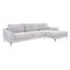 Canapé et méridienne en soie 105,5 po Anyya-1066406018-1066406029