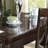 Dark Walnut Finish Dining Table w/1 Leaf