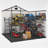 Outdoor Storage Shed with Steel-Reinforced Construction-114775576