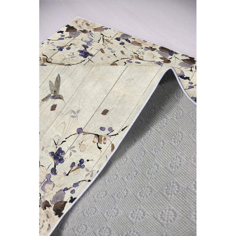 Durable Polyester Area Rug, 23.6 x 39.4 inches | 100% Antibacterial, Eco-Friendly, Non-Slip PVC Dot Underside | Machine Washable, Digital Print Design | Perfect for Living Room, Bedroom, or Office Décor
