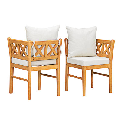 Ensemble de 2 chaises de coin Farmhouse