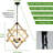 Emanee 4 - Light Natural LED Geometric Pendant
