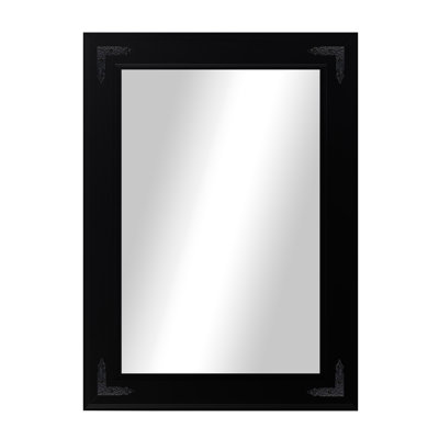 Rayne Heritage Hardwood Poplar Mirror With Decorative Corner Brackets