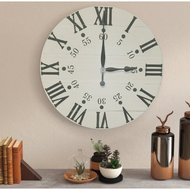 Athema Wood Wall Clock, Extra Large