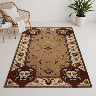Tapis d'intérieur et d'extérieur brun français
