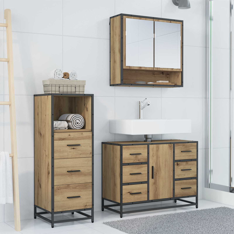 Vanity & Mirror Set