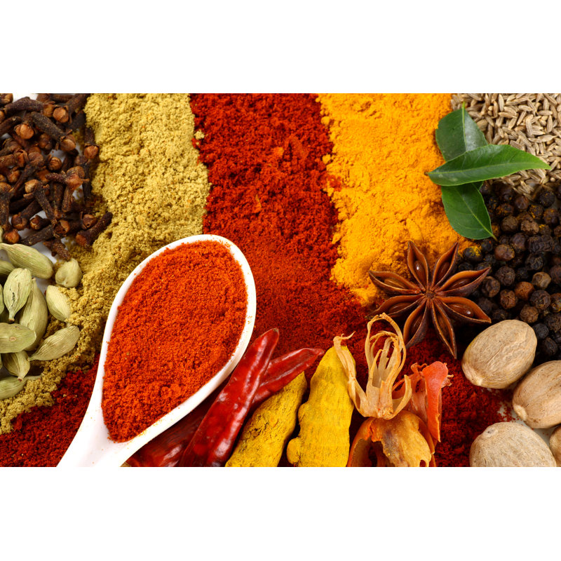 Flavorful Spices by OMINDIA - Wrapped Canvas Print, 51cm H x 76cm W