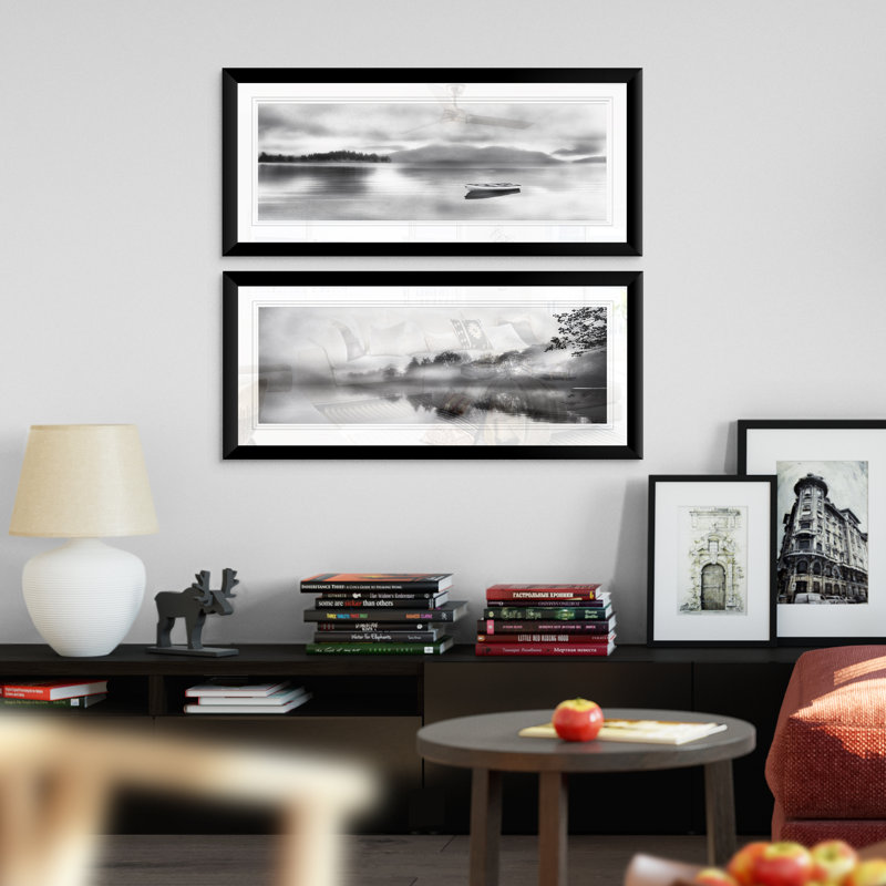 Cadre photo sur papier, Cadre noir