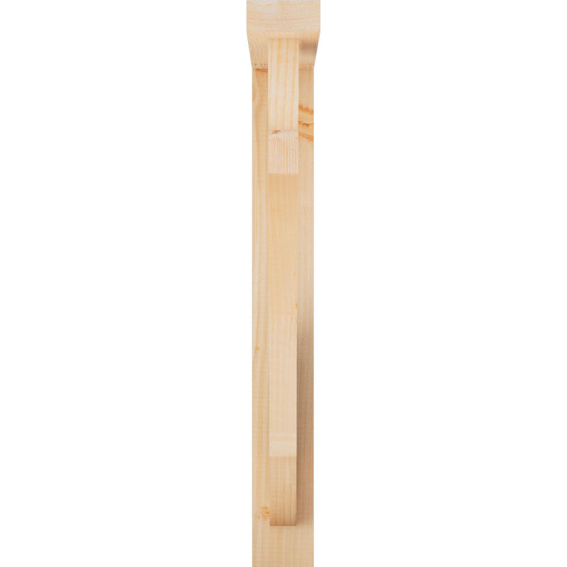 Support de bloc olympique avec entretoise décalée, 30 po x 18 po, Sapin Douglas de l 3 1/2 (lisse)