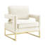 Fauteuil en velours l 33,5 po Isabel-173054015