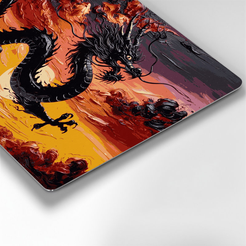 Art mural noir en métal Sci Fi, H 144 po x l 216 po x P 0,05 po