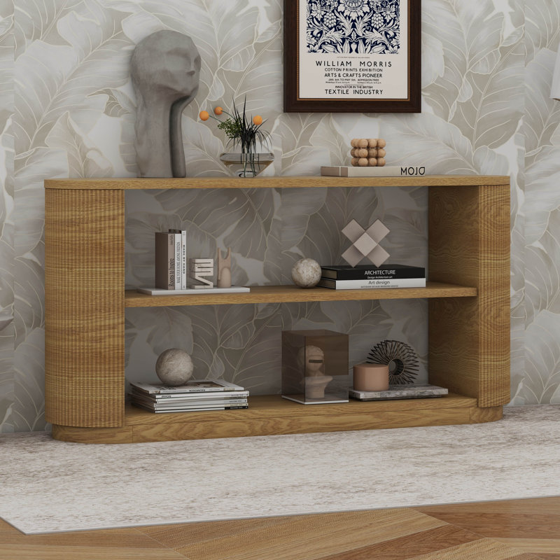 Console avec tablette Modern, Naturel