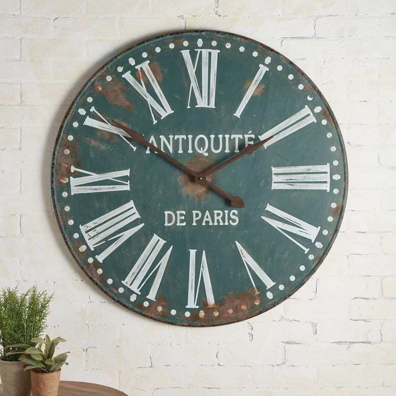 Steinsel Metal Wall Clock