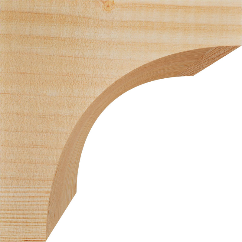Huntington Corbel, H 6 po x l 3,5 po x P 6 po, Sapin de Douglas, Lisse