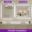 LED Bathroom Mirror With Lights, Frontlit & Backlit Lighted Bathroom Mirror with Anti Fog, Lighted Wall Mirrors,3 Colors Temperature,Dimmable-287289062-287289057