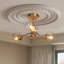 Lustre linéaire moderne à 3 lumières Kiersten