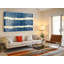 Reproduction de peinture minimaliste abstraite bleue et blanche - art mural moderne sur toile, qualité musée durable, cadeau pour les amateurs d'art, reproduction de peinture-61346742-61346741